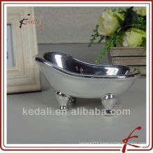 Silvery Color Ceramic Wire soap dish